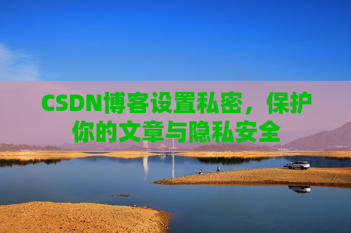 CSDN博客设置私密，保护你的文章与隐私安全